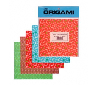 נייר אוריגמי הדפסים יפנים 40 דף
