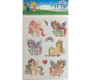 מדבקות לילדים חד קרן UNICORN