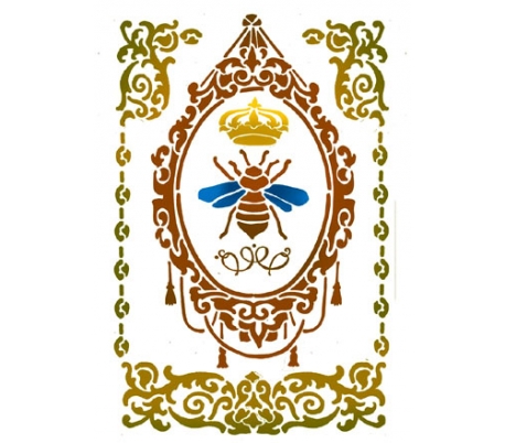 שבלונות גדולות -  מלכת הדבורים 30*21 ס"מ
