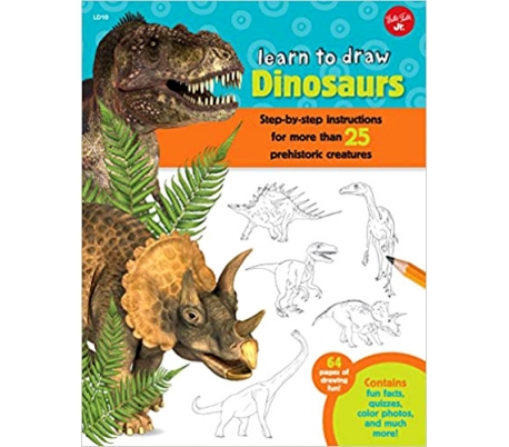 ספר ללימוד דינוזאורים צעד אחר צעד