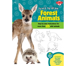 ספר ללימוד חיות יער צעד אחר צעד