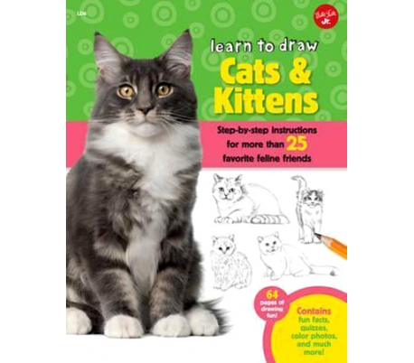 ספר ללימוד חתולים וגורים צעד אחר צעד