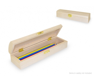 קופסת עץ קלמר לעפרונות