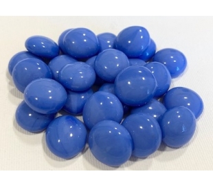 אבני זכוכית נגצים אטומים קטנים כחול בנוני 200 גרם