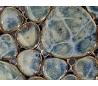 אבני פאבל קרמיקה מעוטרים כחול עמוק ושילוב בהיר