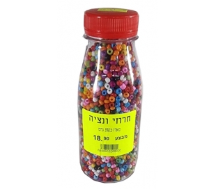 חרוזי וניציה צבעים מעורבים - בנוניים