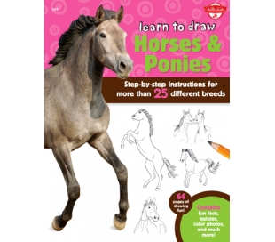 ספר לימוד ציור - סוסים
