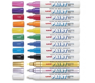 טוש צבע פרמננטי UNI PAINT MARKER