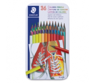עפרונות צבעוניים  שטדלר - 36 גוונים STAEDTLER