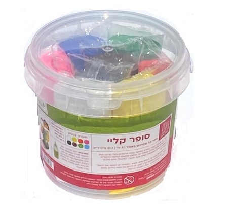 סופר קליי - חימר קל מתייבש באוויר  מארז גדול