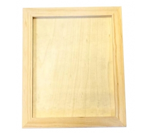 לוח עץ עם מסגרת - 18*22 סמ