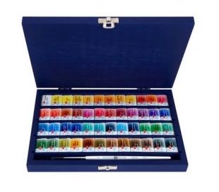 צבעי מים מקצועיים  48 יח של WHITE NIGHTS    בקופסא מהודרת 