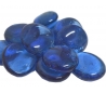 אבני זכוכית נגצים גדולים כחול בהיר שקוף 200 גרם