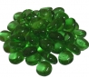 אבני זכוכית נגצים קטנים ירוק שקוף 200 גרם