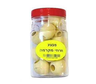 צנצנת חרוזי עץ  גדולים למקרמה