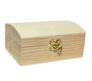 קופסת עץ בצורת תיבה