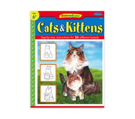 ספרות ילדים ללימוד ציור - חתולים 