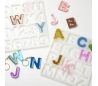 תבניות סיליקון של כל אותיות ABC ומספרים