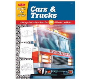 ספרות ילדים ללימוד ציור - מכוניות ומשאיות