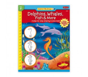 ספרות ילדים ללימוד ציור - דולפינים ולויתנים
