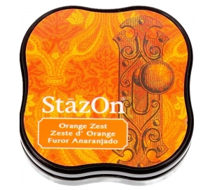  הגדל כרית דיו פרמננטי תפוז STAZON MIDI