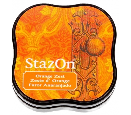  הגדל כרית דיו פרמננטי תפוז STAZON MIDI