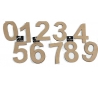 מספרים מעץ MDF ליצירה 13 סמ