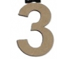 מספרים מעץ MDF ליצירה 13 סמ