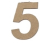 מספרים מעץ MDF ליצירה 13 סמ