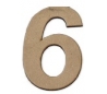 מספרים מעץ MDF ליצירה 13 סמ