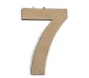 מספרים מעץ MDF ליצירה 13 סמ