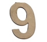 מספרים מעץ MDF ליצירה 13 סמ