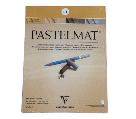 בלוק ציור PASTELMAT 1 -Clairfontaine
