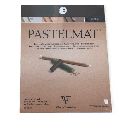 בלוק ציור PASTELMAT 2 -Clairfontaine