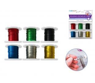 חוט תכשיטנות מטאלית ב 6 גוונים 