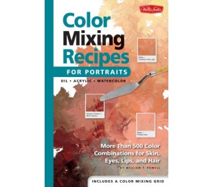 ספר מתכונים לערבוב צבעים ויצירת גוונים - פורטרייטים