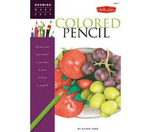 ספר ללימוד ציור עם עפרונות צבעוניים 