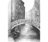 ערכת רישום בעפרונות פחם - גשר בוונציה