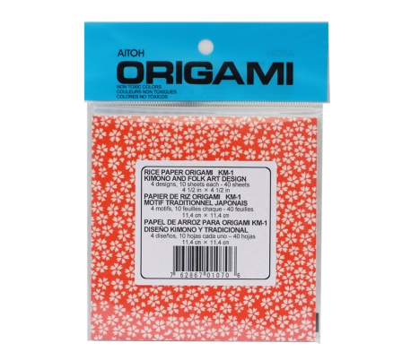 נייר אוריגמי דו-צדדי מעורב