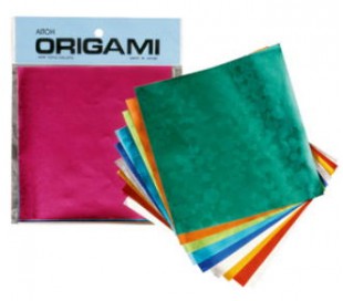 נייר אוריגמי מיוחד מנייר כסף צבעוני