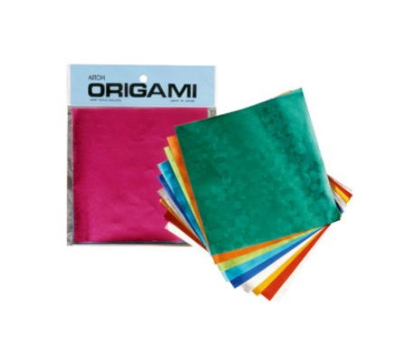נייר אוריגמי מיוחד מנייר כסף צבעוני