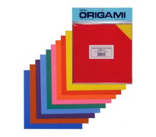 נייר אוריגמי דו צדדי עם גוון זהה בכל צד