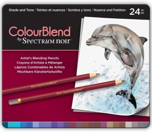 עפרונות ציור מקצועי סט 24 צל וגוון Spectrum Noir
